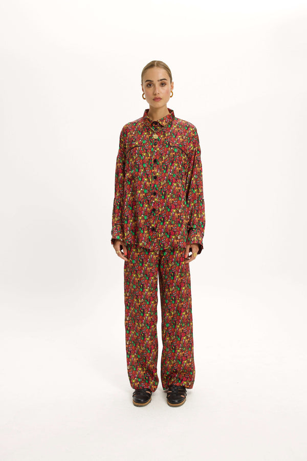 Heimstone Pantalon Spartacus En Imprimé Foule