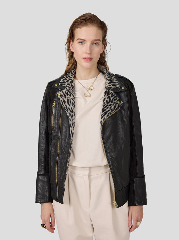 Heimstone Perfecto Mason En Cuir Gris Et Noir