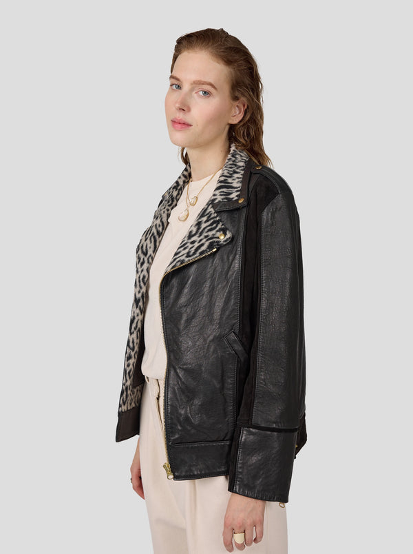 Heimstone Perfecto Mason En Cuir Gris Et Noir