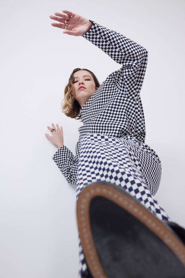 Heimstone Pull Bobbi En Jacquard Damier