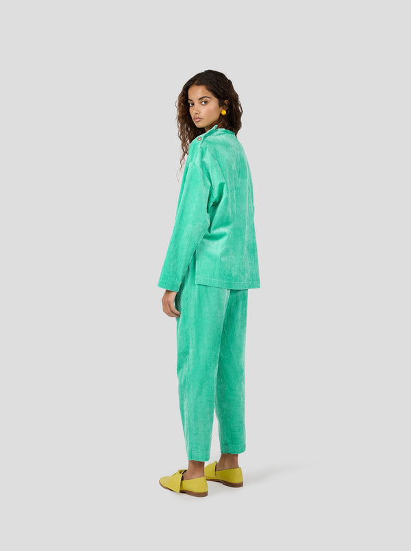 Heimstone Pull Bobbi En Velours Vert Minéral