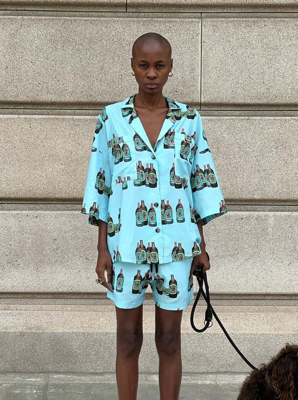 heimstone Pyjama Eilish en imprimé Bière