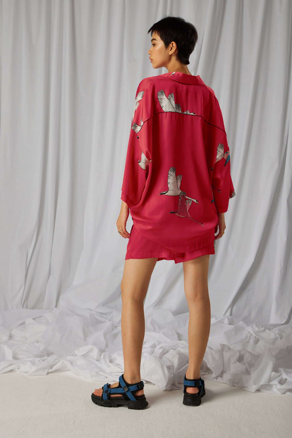 Heimstone Pyjama Eilish En Imprimé Swan Rose