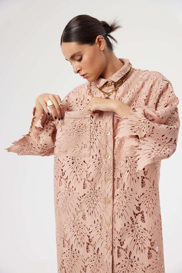 Heimstone Robe Astrée En Dentelle Dust