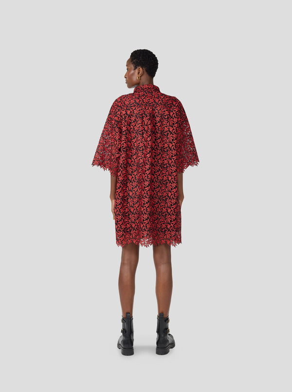 Heimstone ROBE ASTRÉE EN DENTELLE OPIUM
