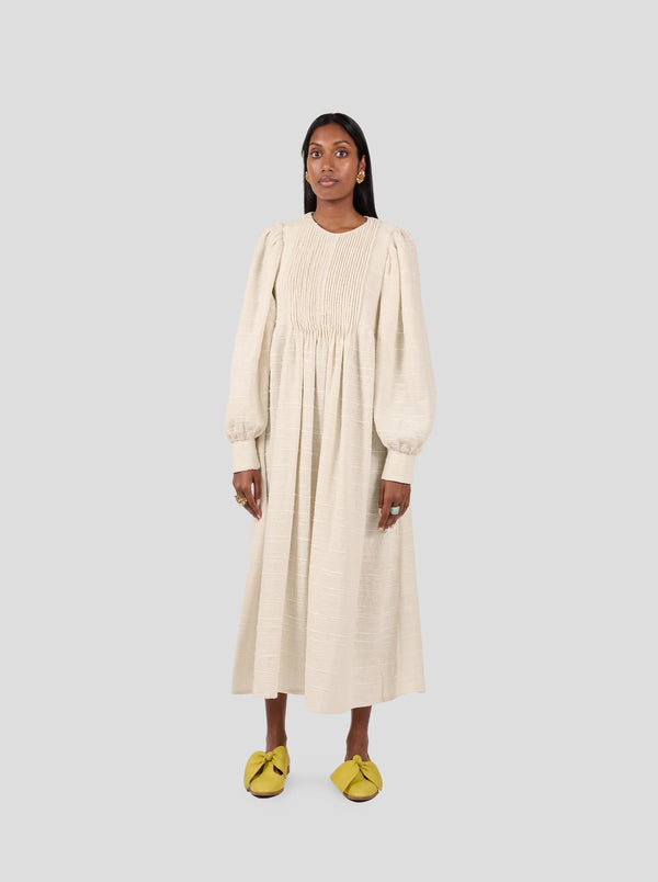Heimstone Robe Austin En Toile De Jute Ivoire