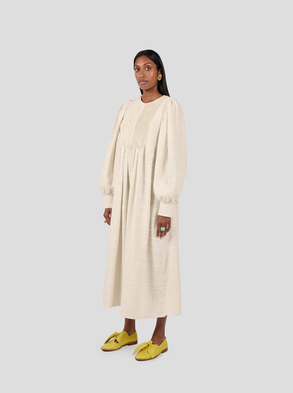 heimstone Robe Austin en Toile de Jute Ivoire