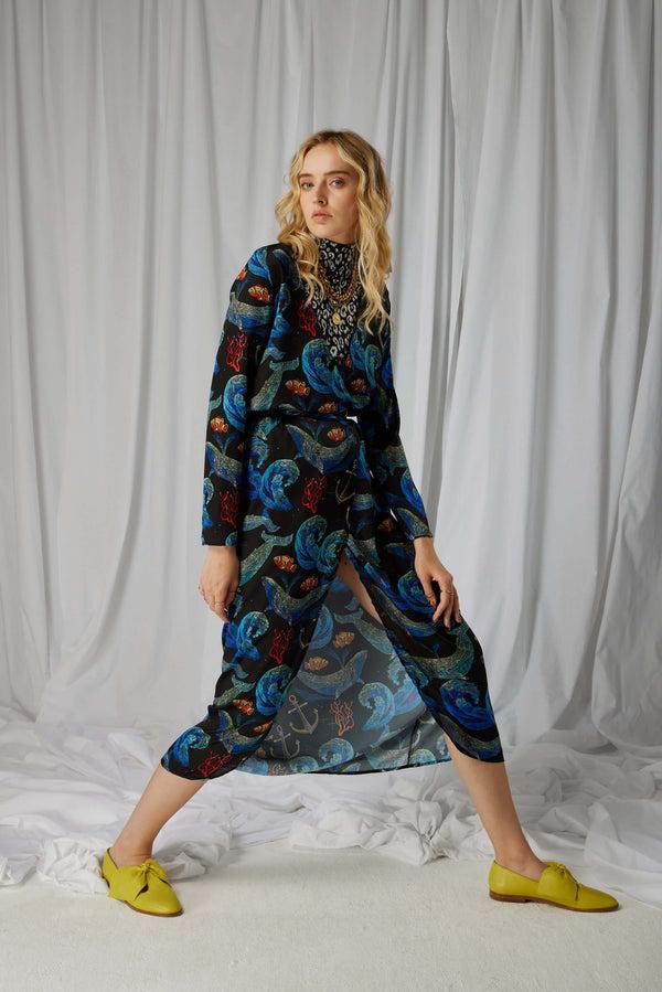 heimstone Robe Austria en imprimé Tempête