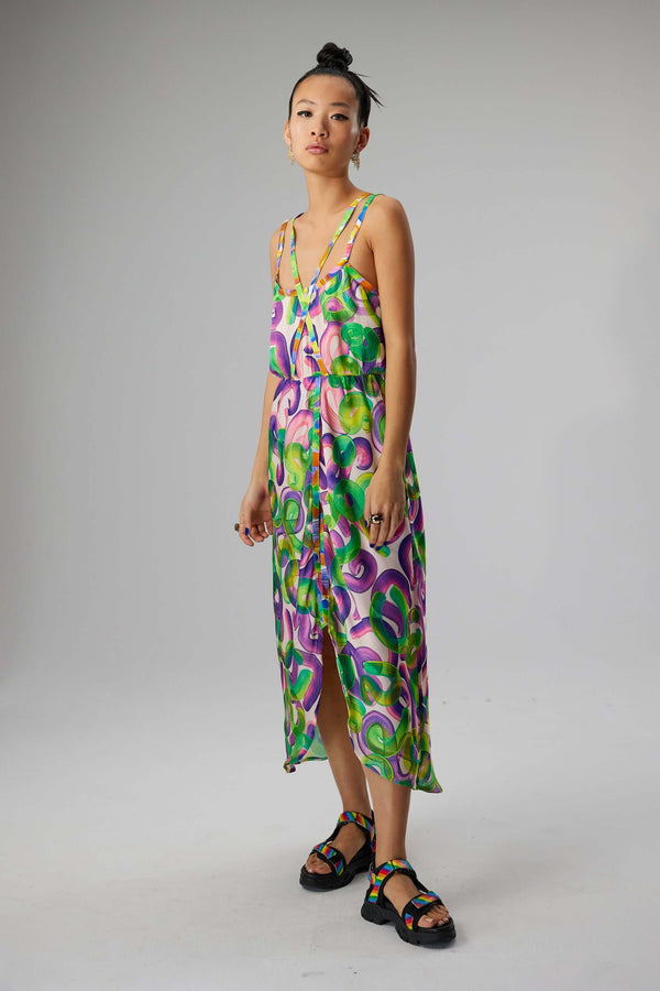 Heimstone Robe Dude En Imprimé Guimauve Iode