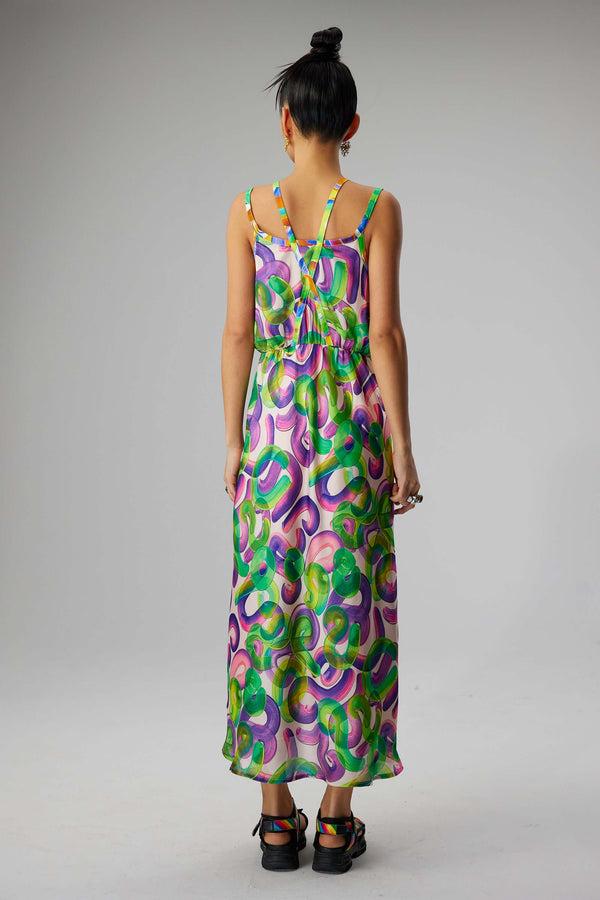 Heimstone Robe Dude En Imprimé Guimauve Iode