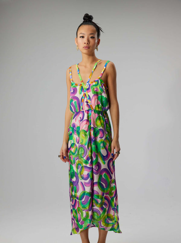 heimstone Robe Dude en imprimé Guimauve Iode