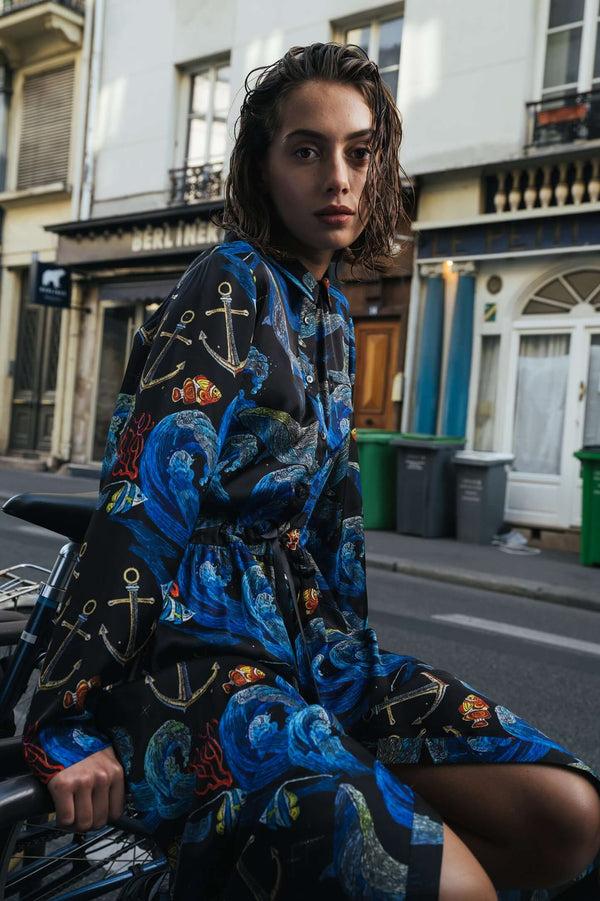 Heimstone Robe Edison En Imprimé Tempête