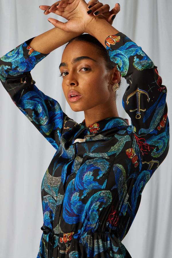 Heimstone Robe Edison En Imprimé Tempête