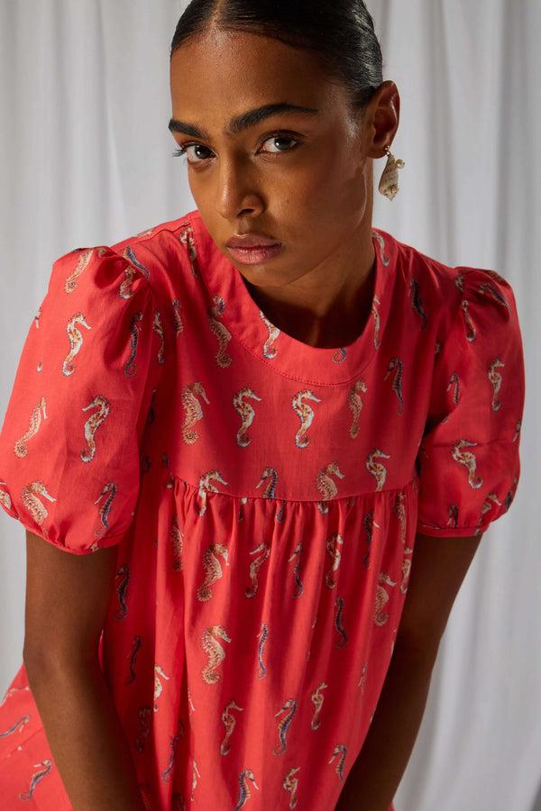 Heimstone Robe Gaya En Imprimé Gravure