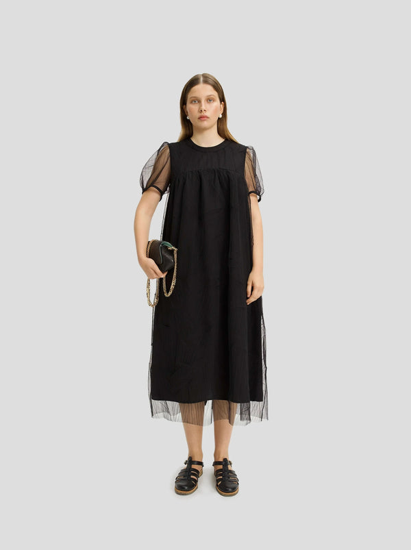 Heimstone Robe Gaya En Tulle Faux Plis