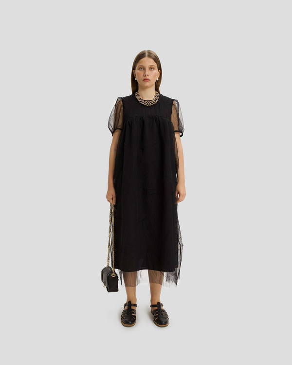Heimstone Robe Gaya En Tulle Faux Plis
