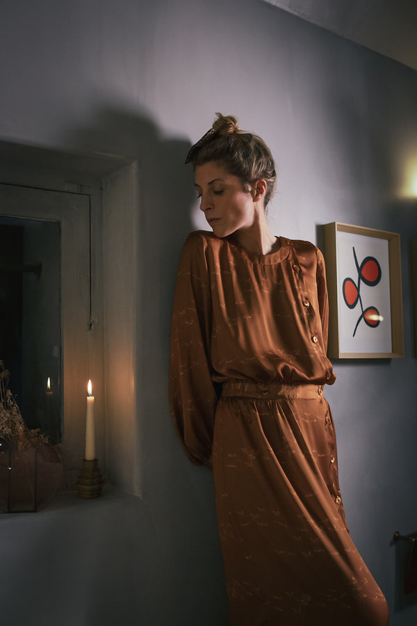 Heimstone Robe Kelly En Imprimé Fourmi