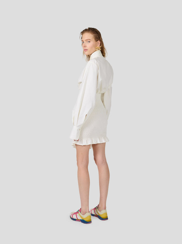 Heimstone Robe Madness En Popeline De Coton Blanc