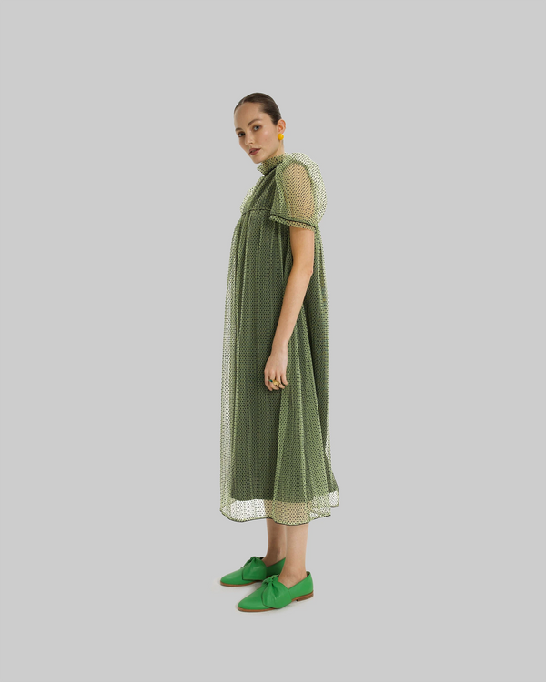 Heimstone Robe Mira En Plumetis Craquant Olive