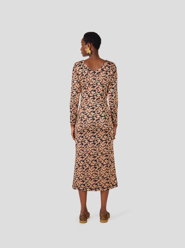 Heimstone Robe Pete En Maille Fine Felin