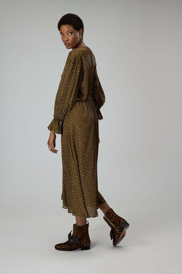 Heimstone Robe Pili En Imprimé Messy Stars écorce