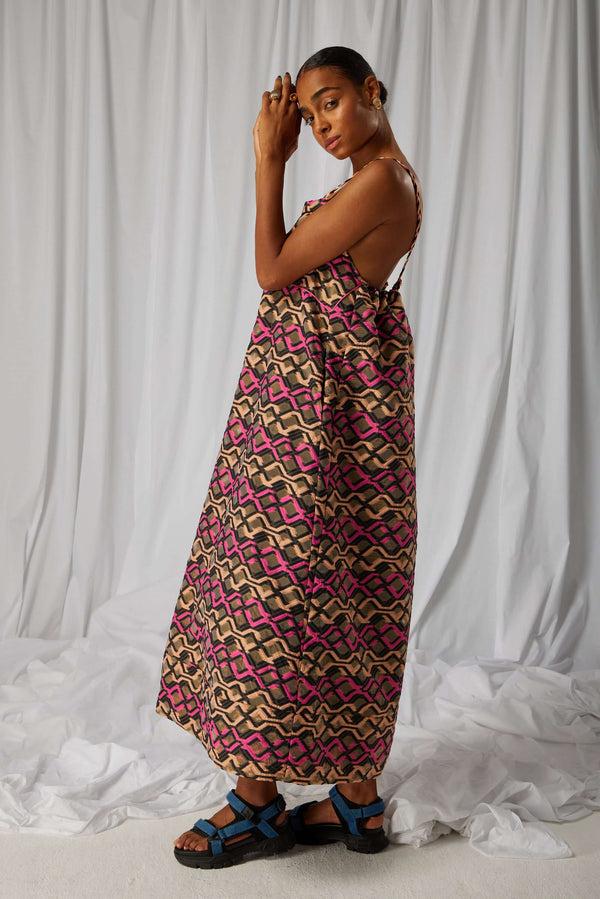 Heimstone Robe Rita En Organza Brodé Matrix