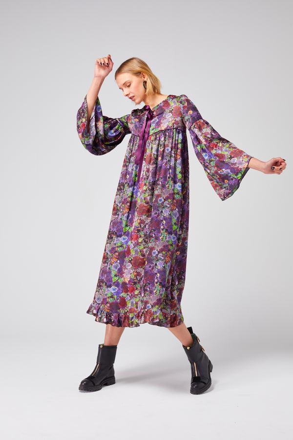 heimstone Robe Spérone en imprimé Purple Lichen