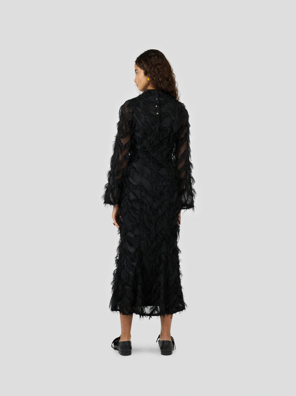Heimstone Robe Sweet Suze En Plumes Noires