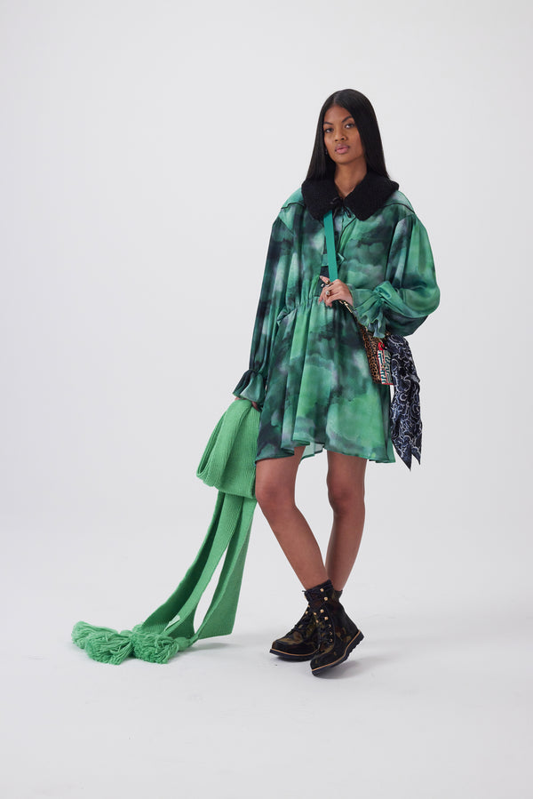 Heimstone Robe Trigalière En Imprimé Moss