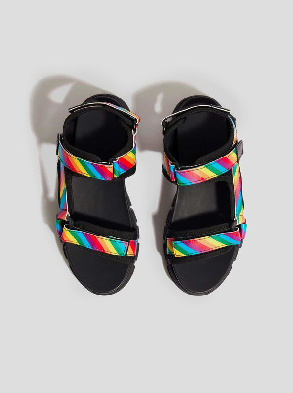 Heimstone Sandales Travis En Cuir Arc-en-ciel