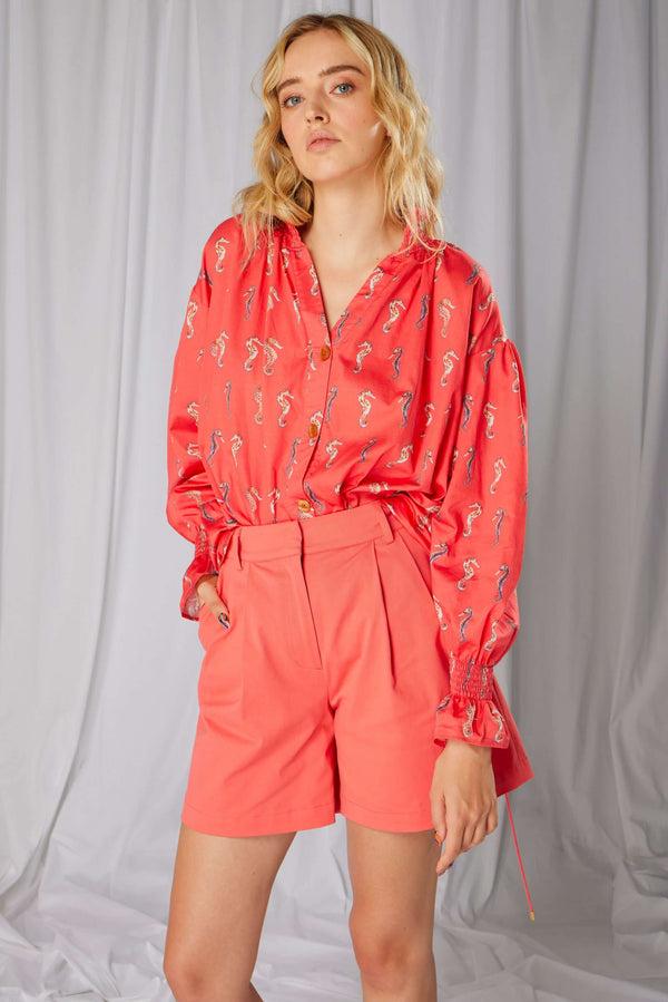 heimstone Short Beckett en coton Bleu de Travail