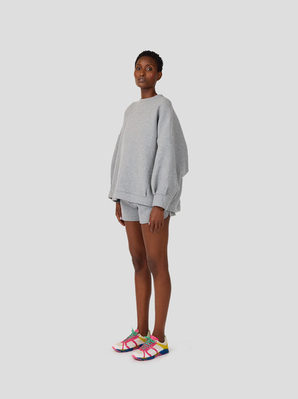 Heimstone Short Spencer En Laine Et Cachemire Gris