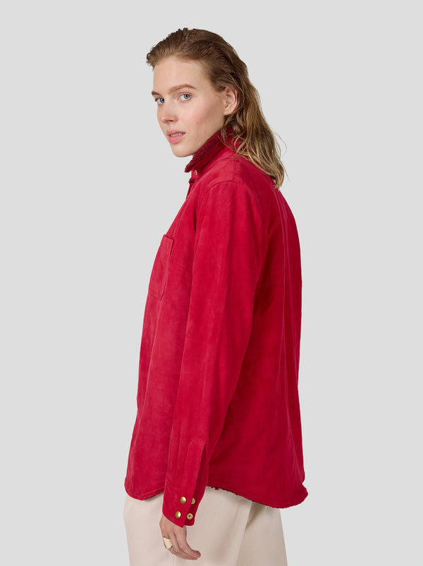 Heimstone Sur-chemise Dori En Daim Fuchsia