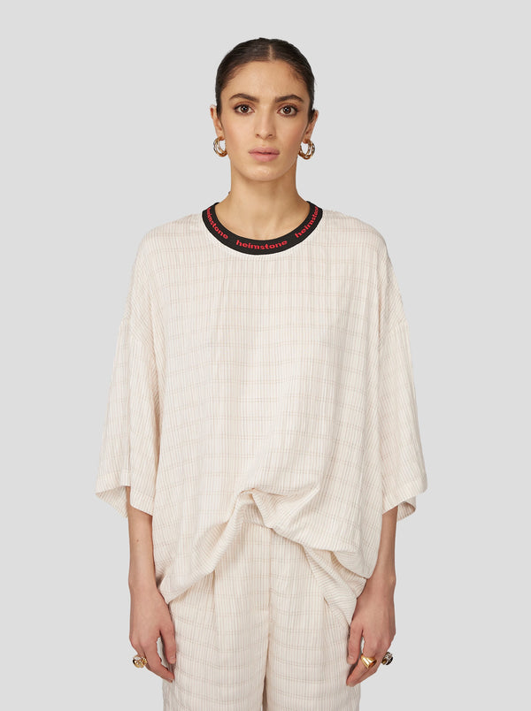 Heimstone T-shirt Basket En Rayures Neutres