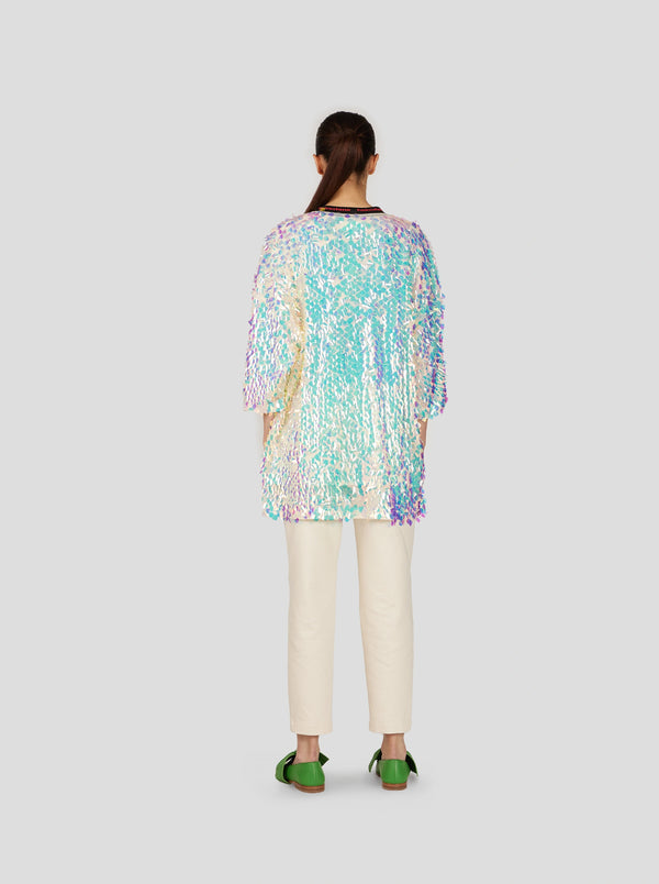 Heimstone T-SHIRT BASKET EN SEQUINS STALACTITE