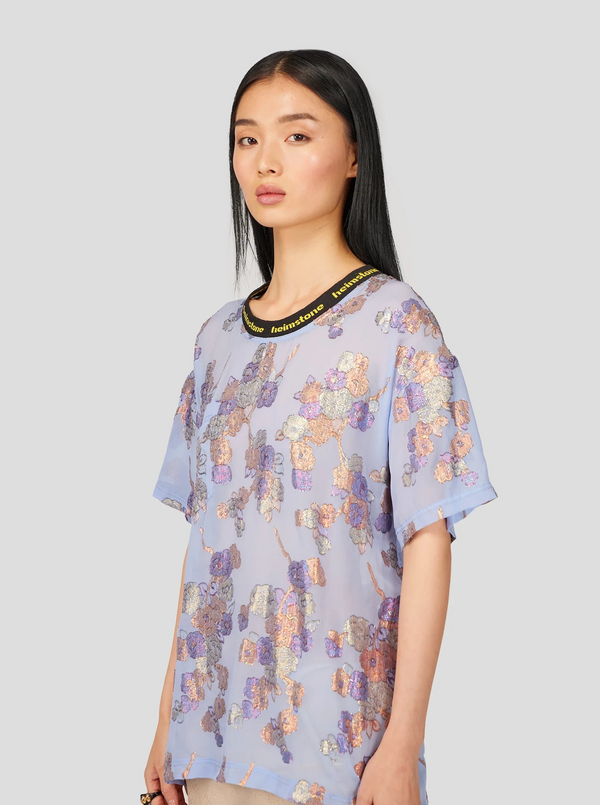 Heimstone T-Shirt Dédé En Broderie Herbier Brume