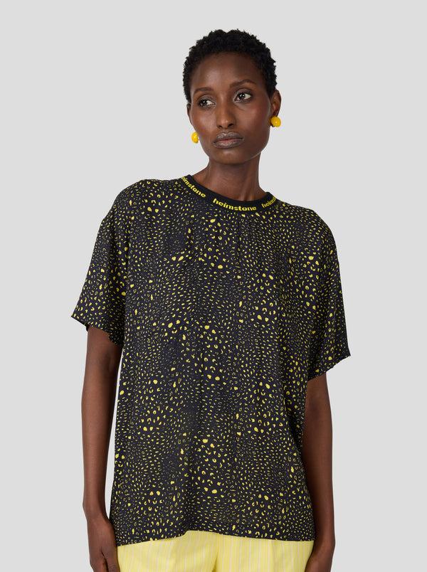 Heimstone T-shirt Dedé En Léopard Noir