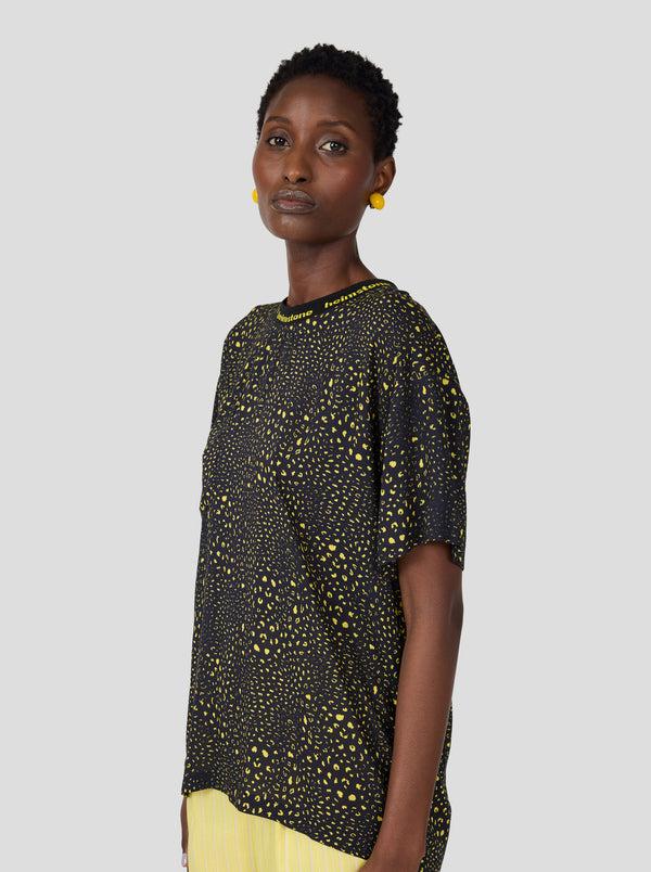 heimstone T-shirt Dedé en Léopard Noir