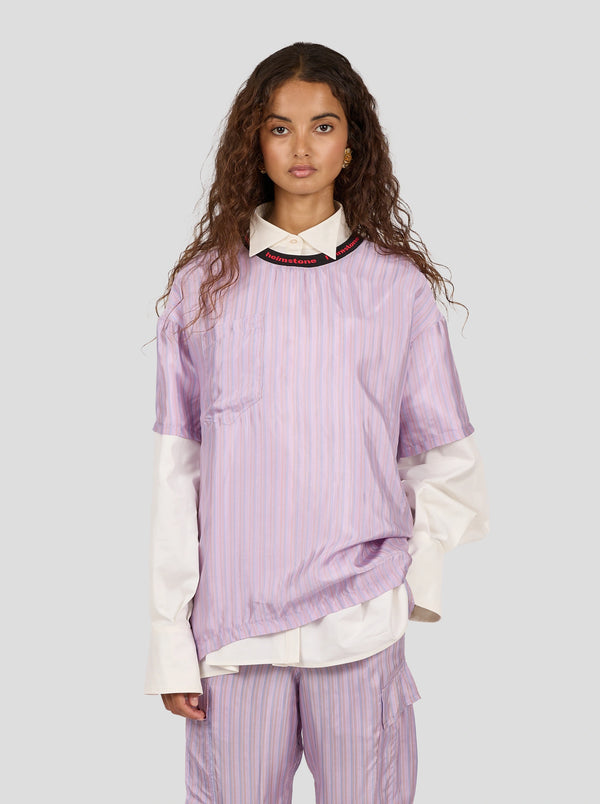 Heimstone T-shirt Dedé En Voile Rayé Brume
