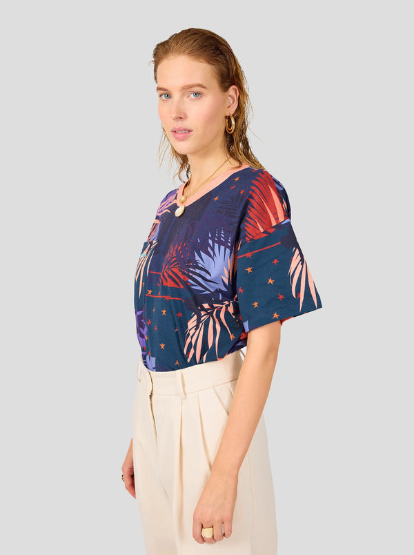 Heimstone Tee-shirt Dede En Imprimé Gorille Bleu