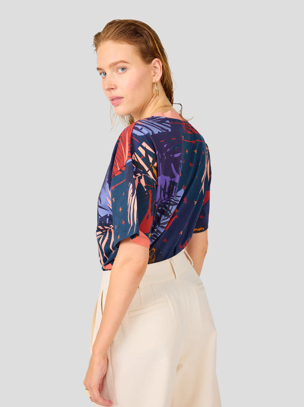 Heimstone Tee-shirt Dede En Imprimé Gorille Bleu