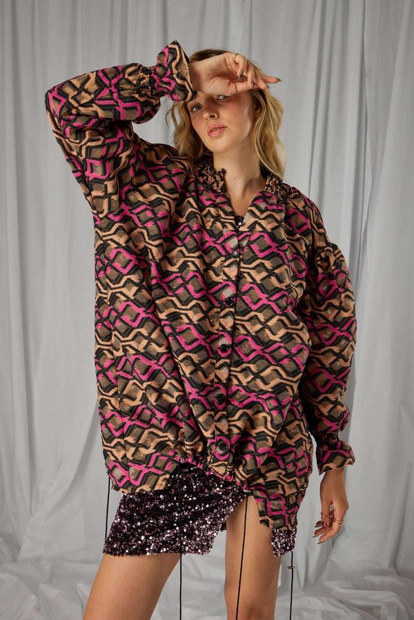 Heimstone Tunique Owen En Organza Brodé Matrix