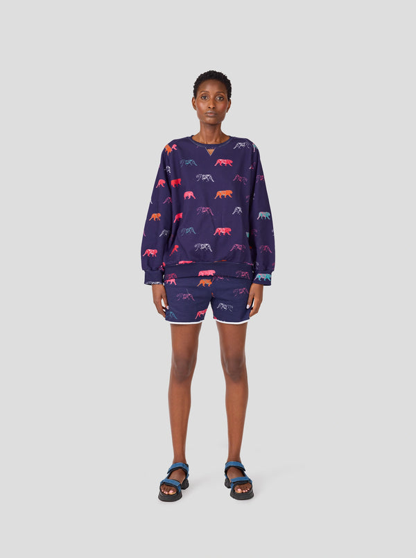 Heimstone Jumper Brooklyn En Molleton Imprimé Tigre