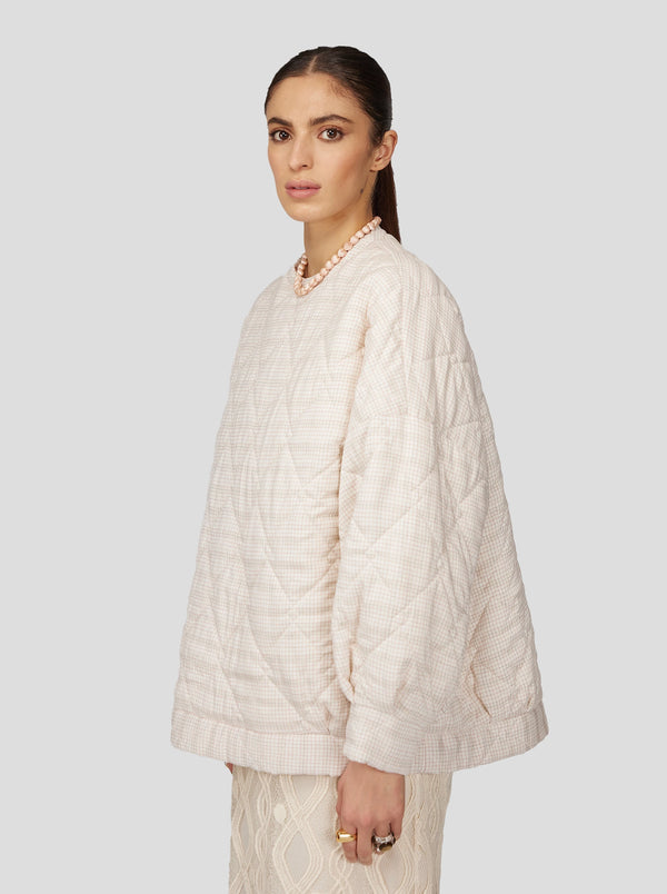 heimstone Jumper Harlem Matellassé en Carreaux Neutres