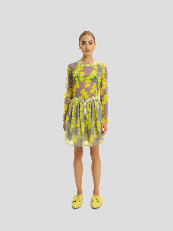 heimstone Jupe Orso en imprimé Radio sur Mousseline