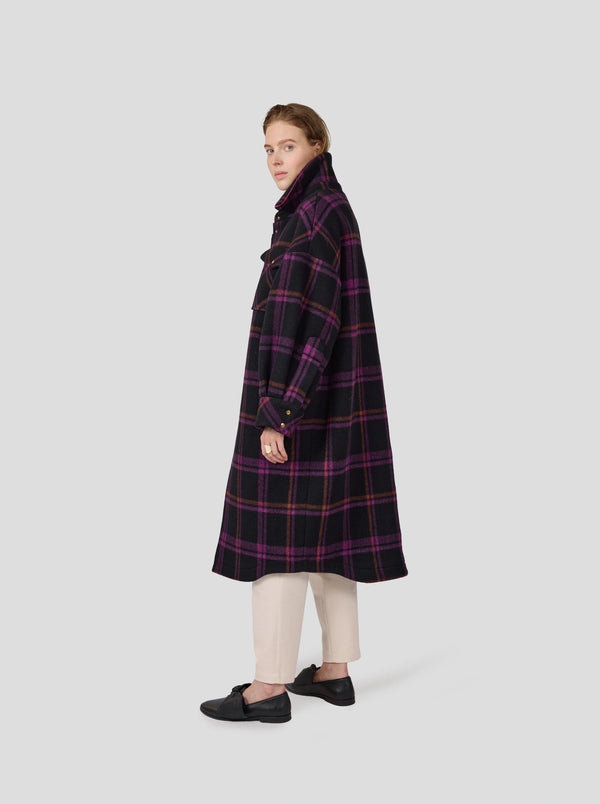 Heimstone Manteau Marines En Lainage District Wineberry