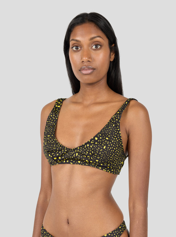 Heimstone Mini Brassière Sport Gala En Leopard Noir