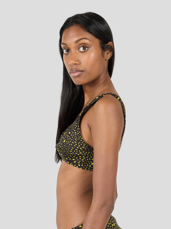 Heimstone Mini Brassière Sport Gala En Leopard Noir