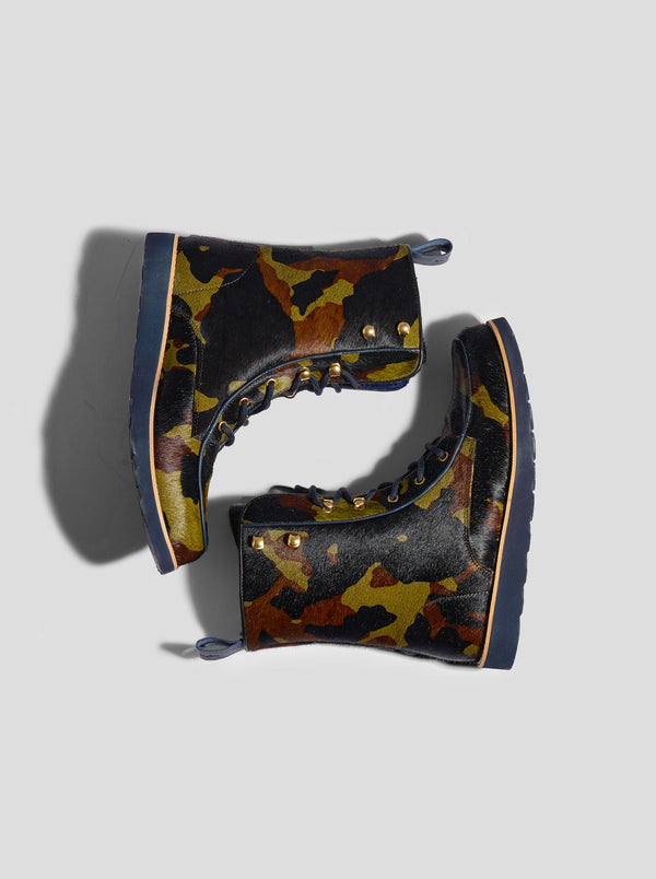 Heimstone Mountain Boots En Cuir Imprimé Camouflage