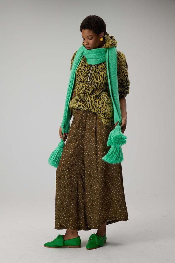 heimstone Pantalon Doll en imprimé Messy Stars écorce